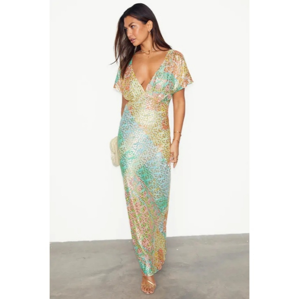 Never Fully Dressed Pastel Boho Elodie Dress Nwt